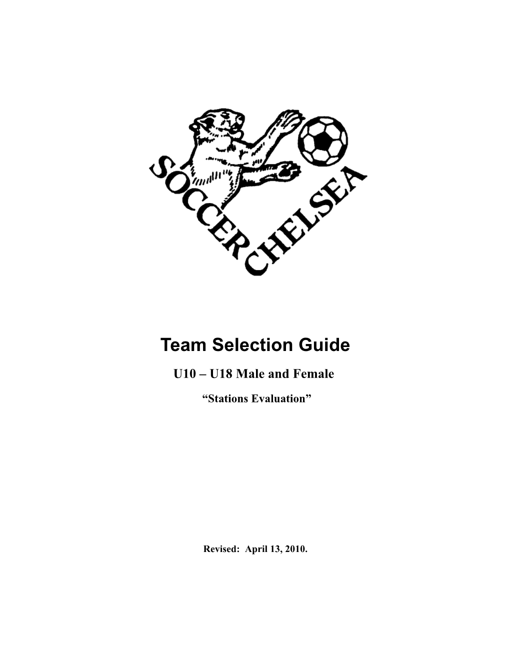 Team Selection Guide