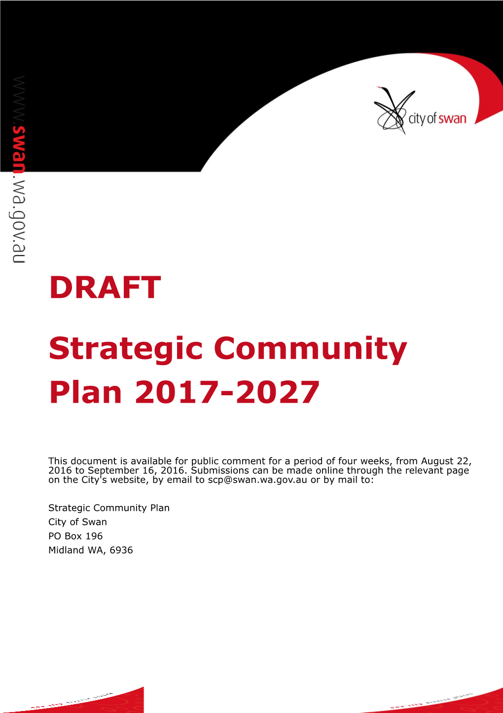 Strategic Community Plan 2017-2027