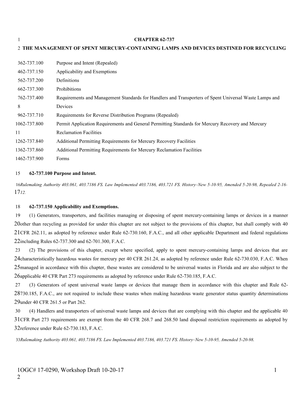 The Management of Spent Mercury-Containing Lamps and Devices Destined for Recycling