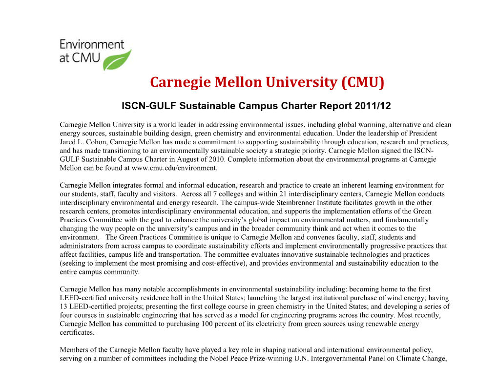 Carnegie Mellon University (CMU)