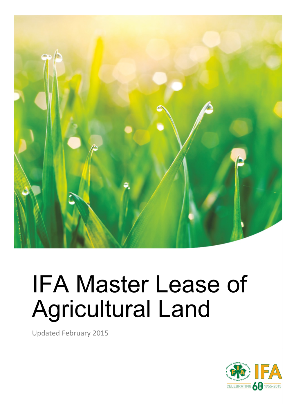 Master Lease of Agricultural Land