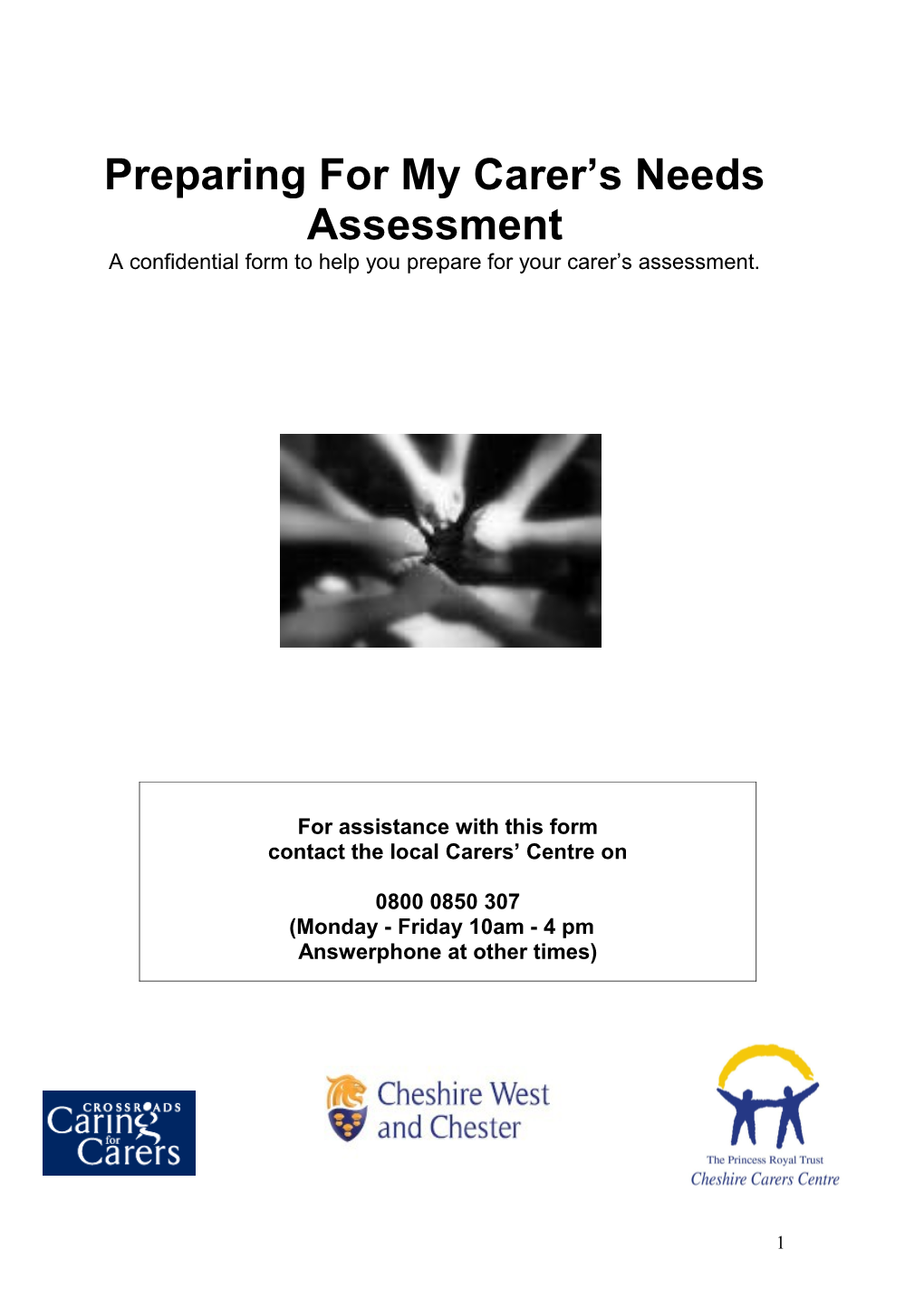 Preparing for a Carer S Assessment