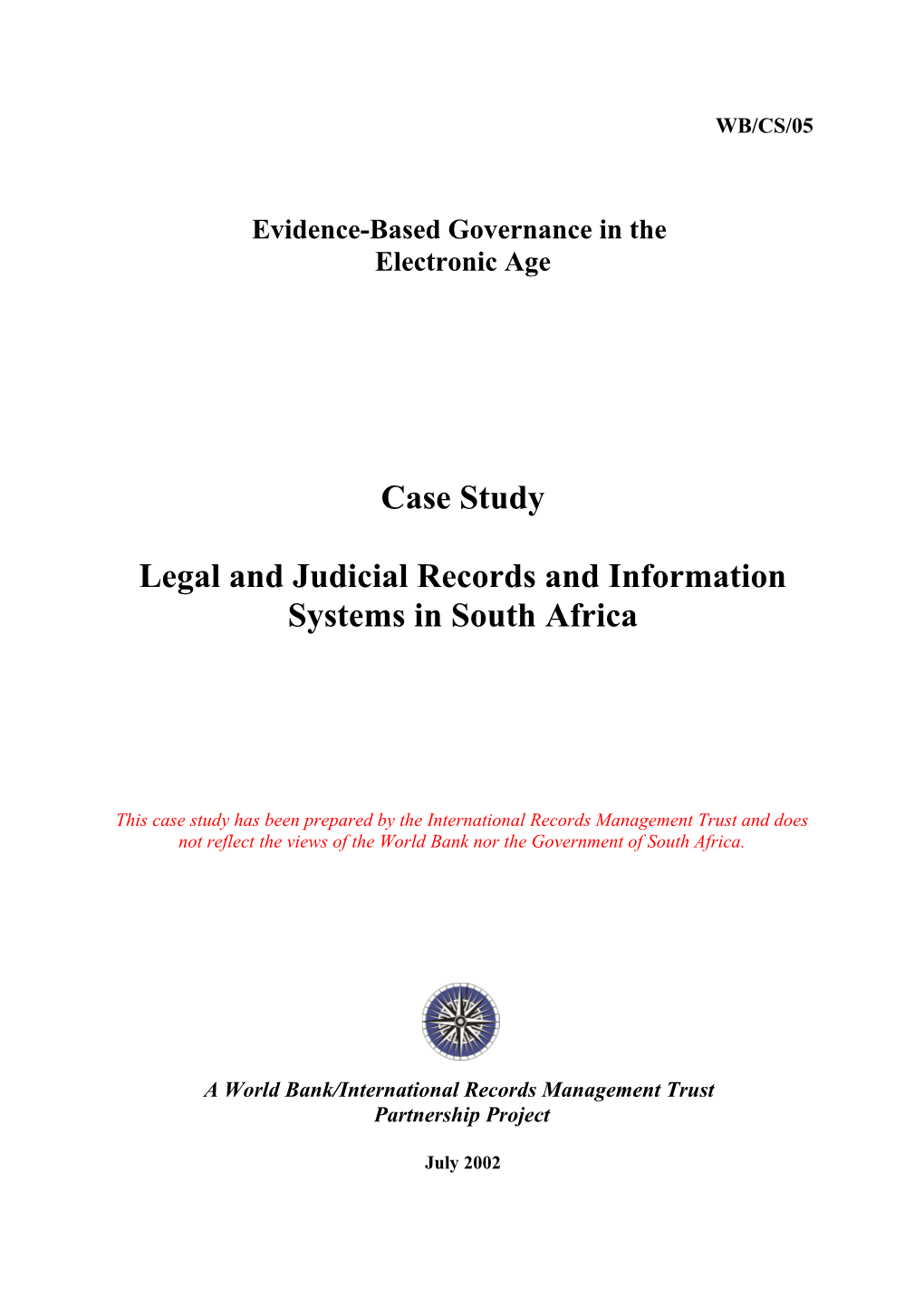 Evidence-Based Governance in The