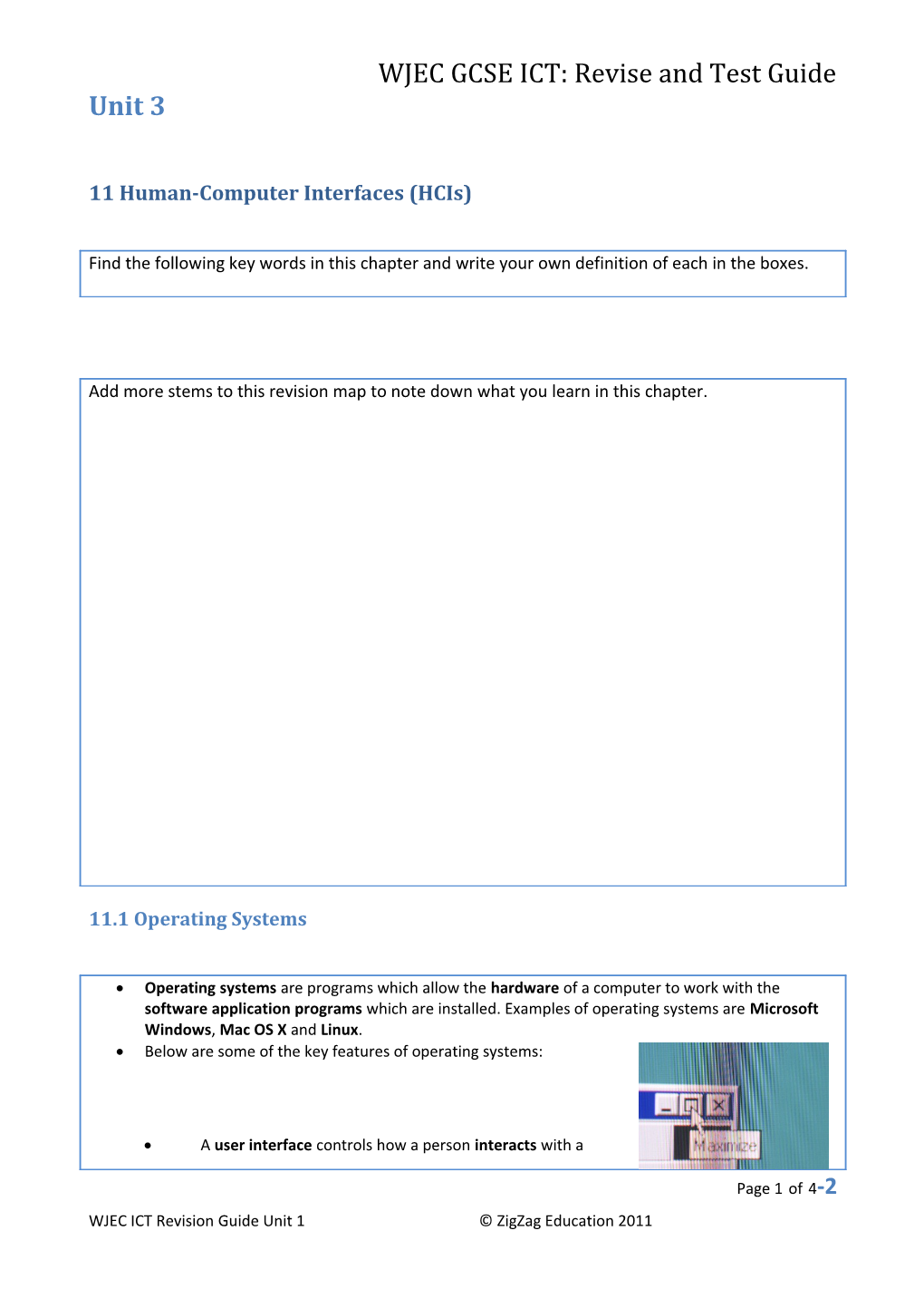 WJEC GCSE ICT: Revise and Test Guide