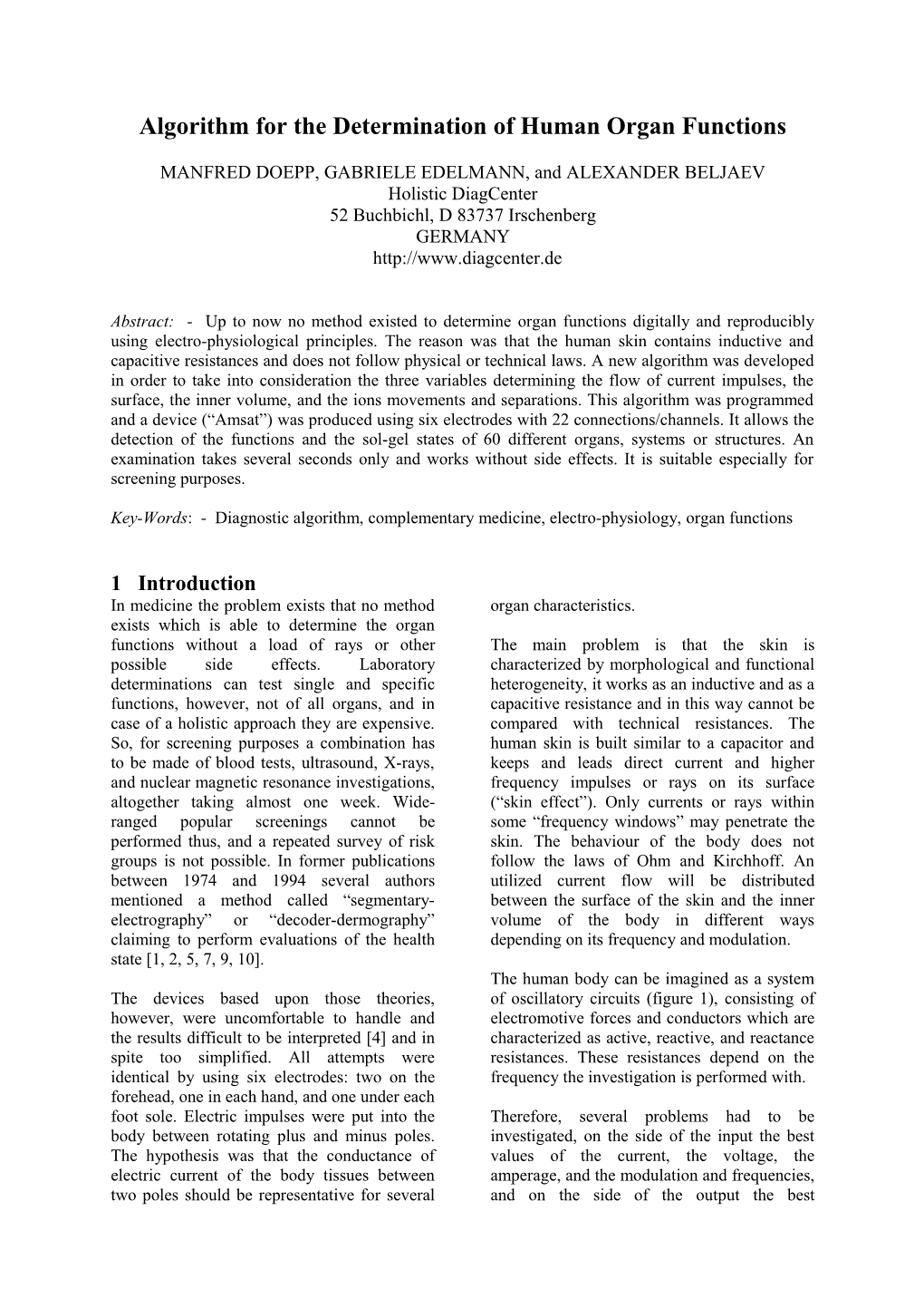 Frequency Distribution Analysis of Biological Data: Clinical Evaluation