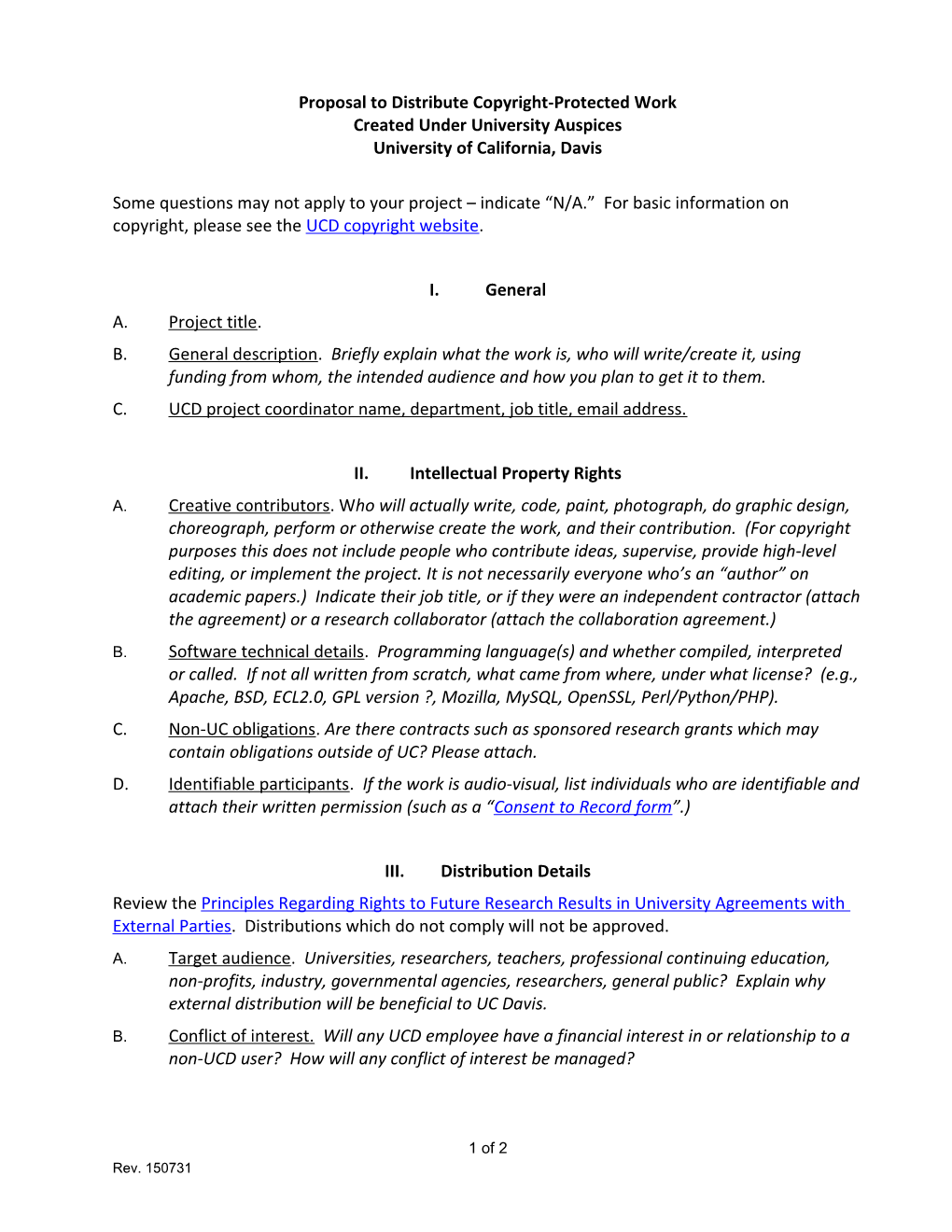 Proposal to Distribute Copyrighted Material 120801