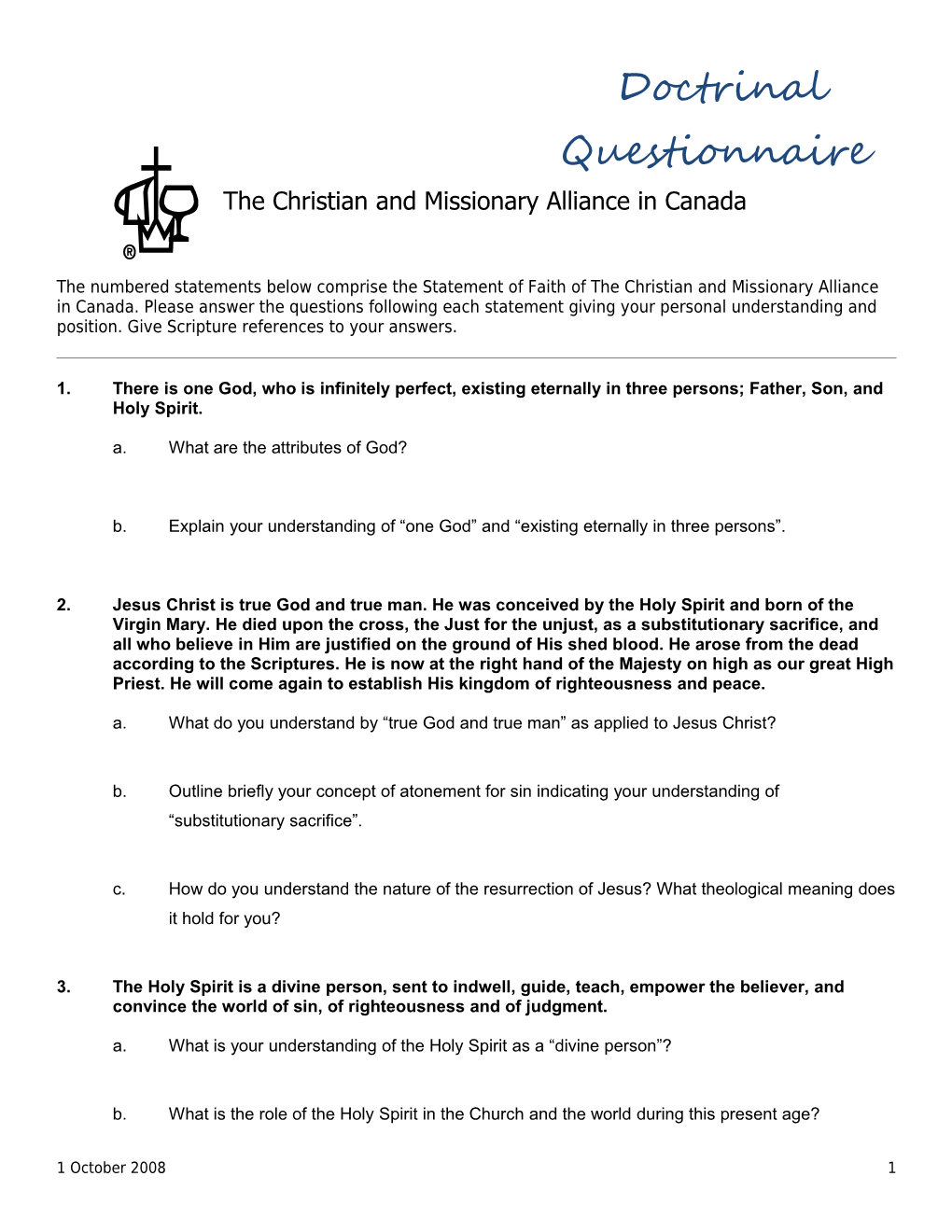 The Christian and Missionary Alliance in Canada