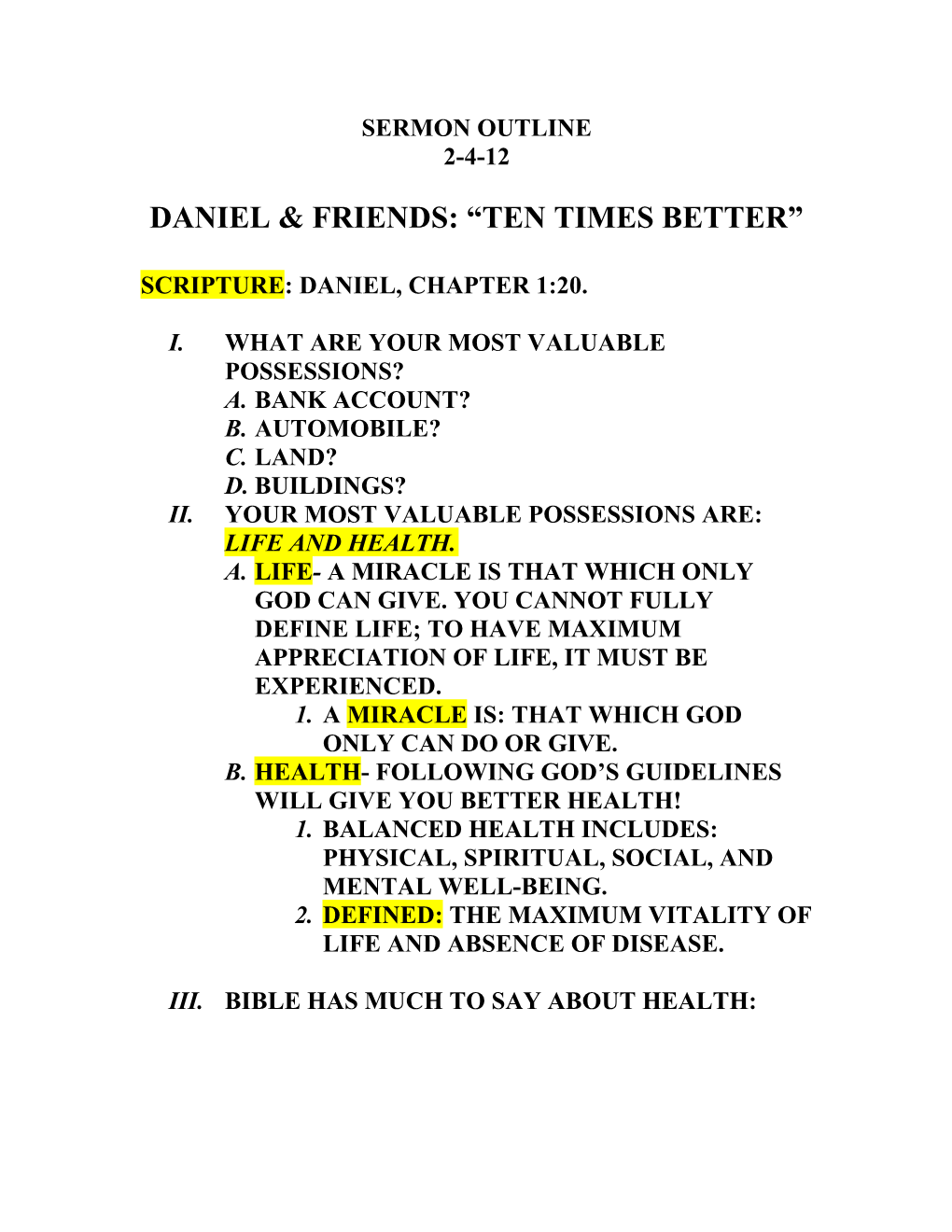 Daniel & Friends: Ten Times Better