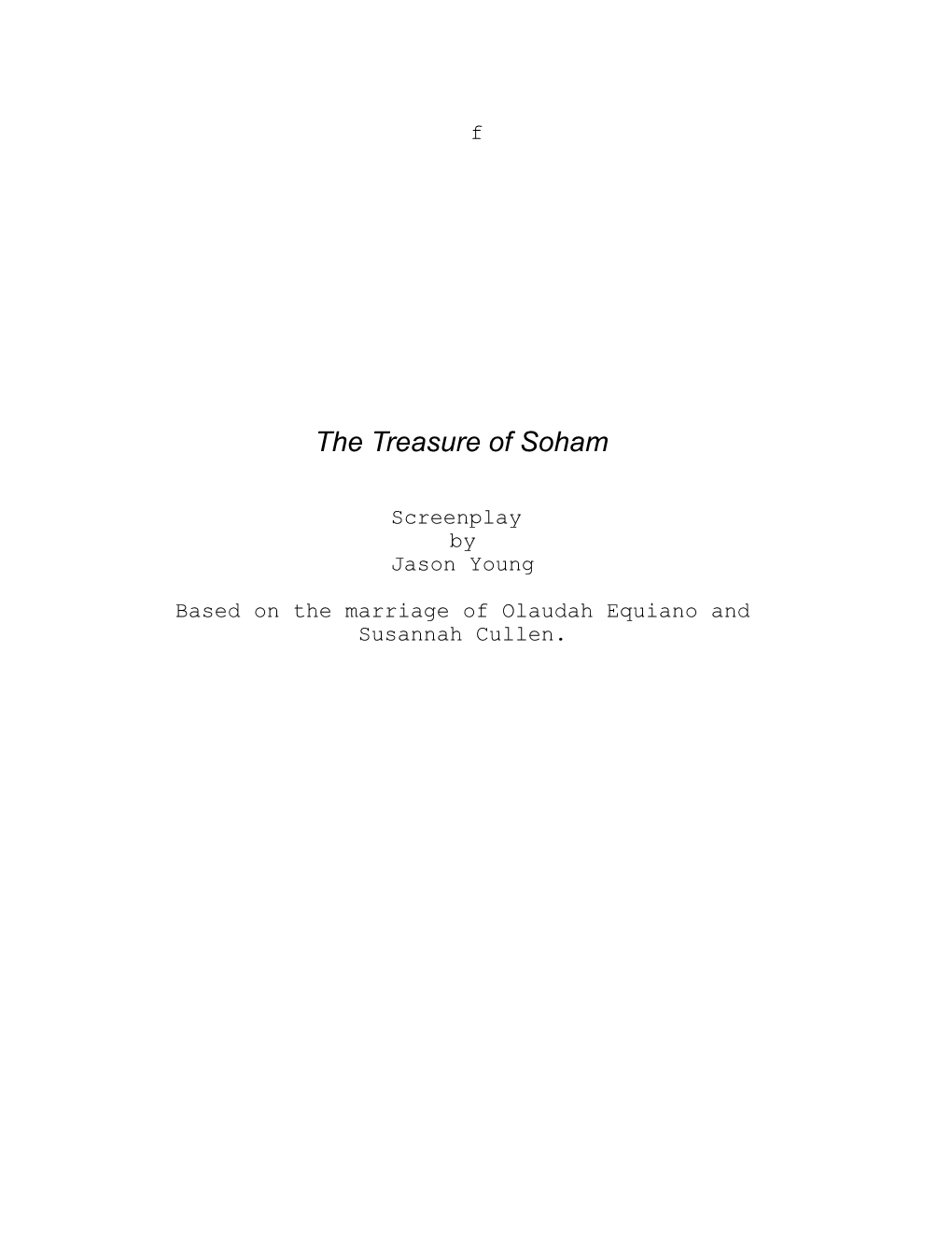 The Treasure of Soham