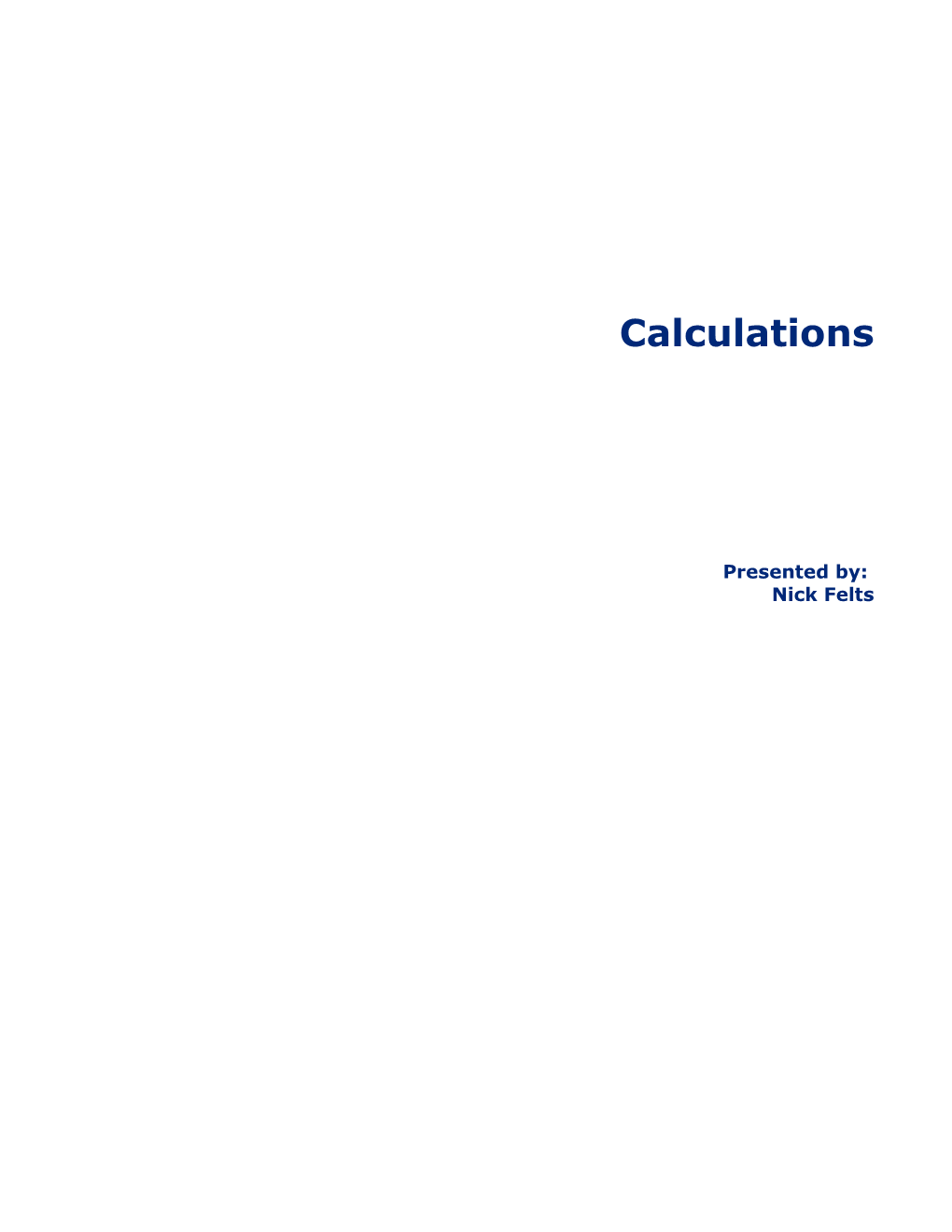 Syntax Quick Reference Guide