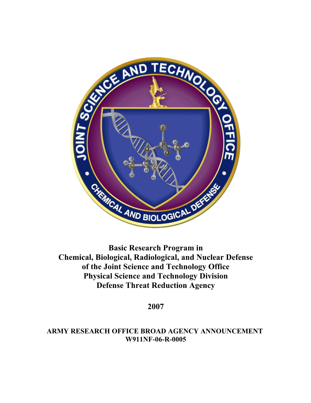 Chemical, Biological, Radiological, and Nuclear Defense