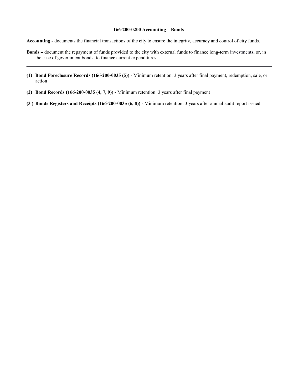 166-200-0200 Accounting Bonds