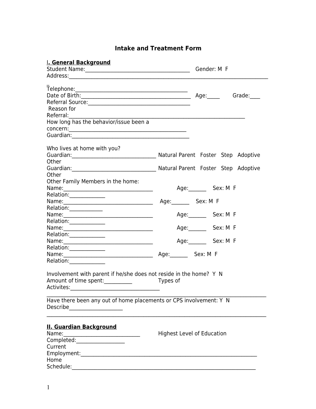 School Mental Health Program