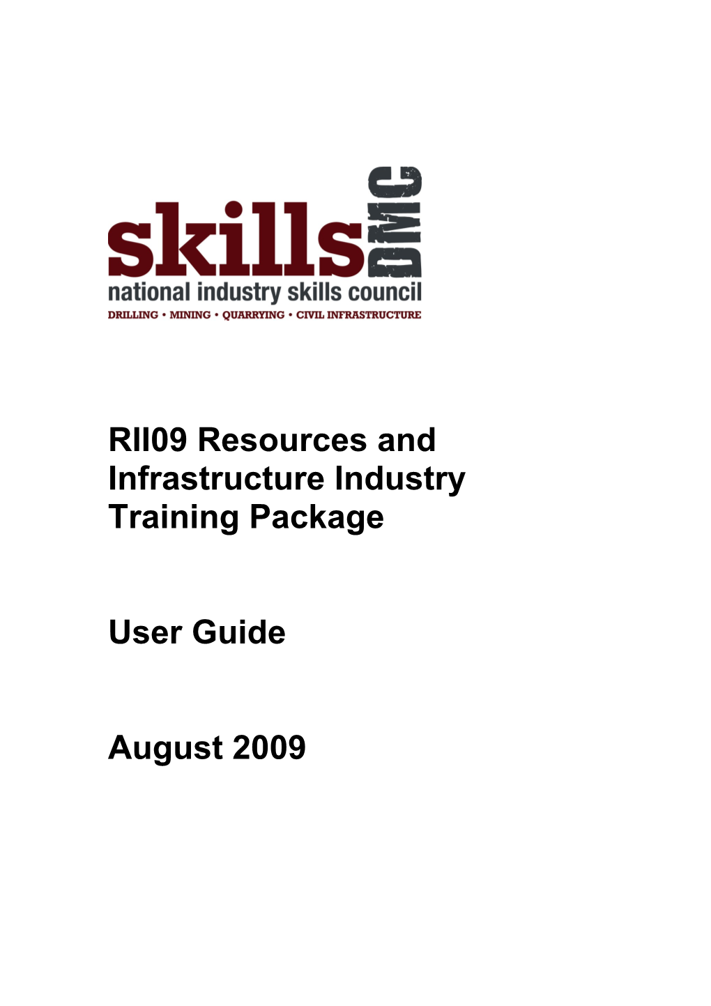 RII09 User Guide - SUPERSEDED