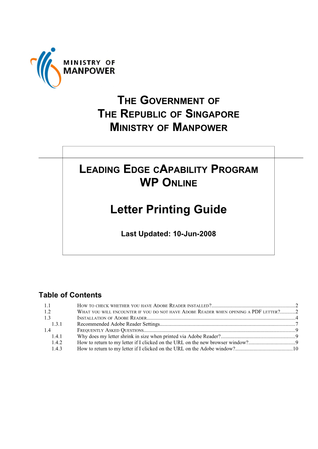 Letter Printing Guide