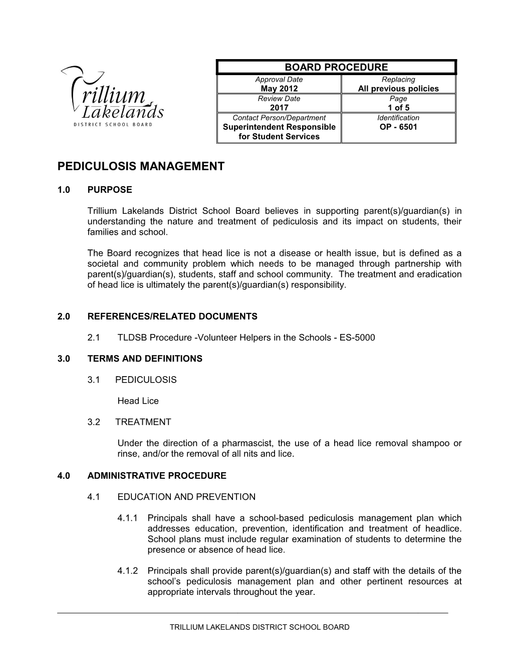 Board Procedure