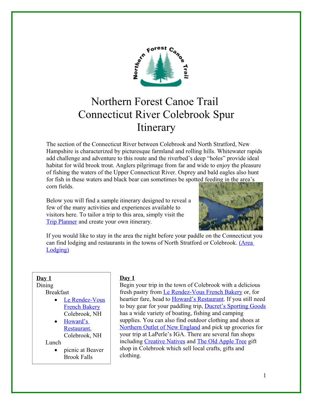 Northern Forest Canoe Trail