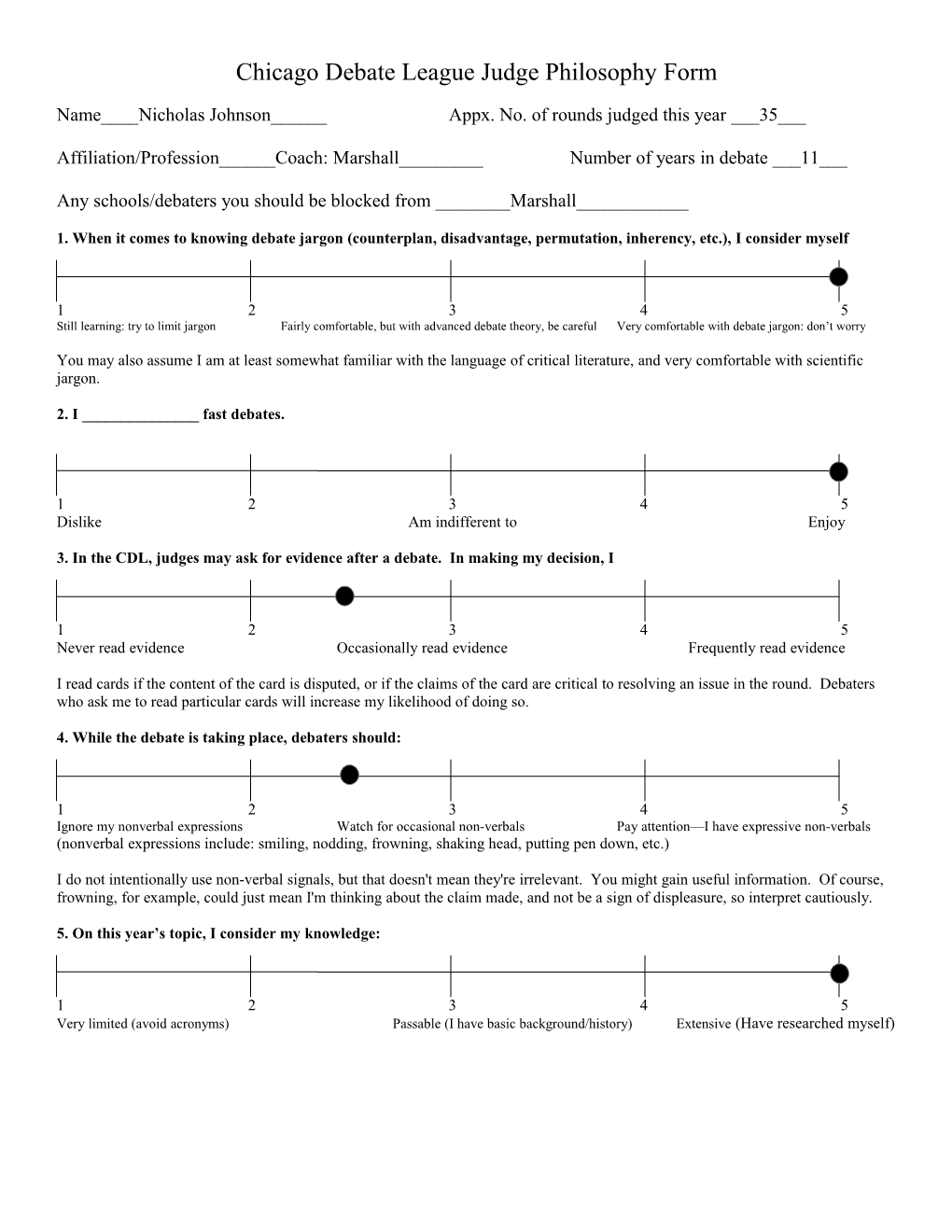 BUDL Judge Philosophy Form