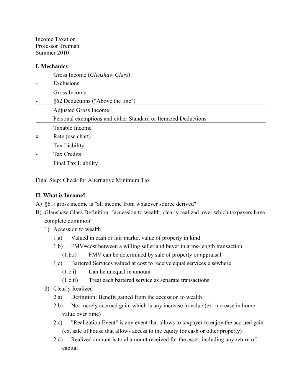 Gross Income (Glenshaw Glass)