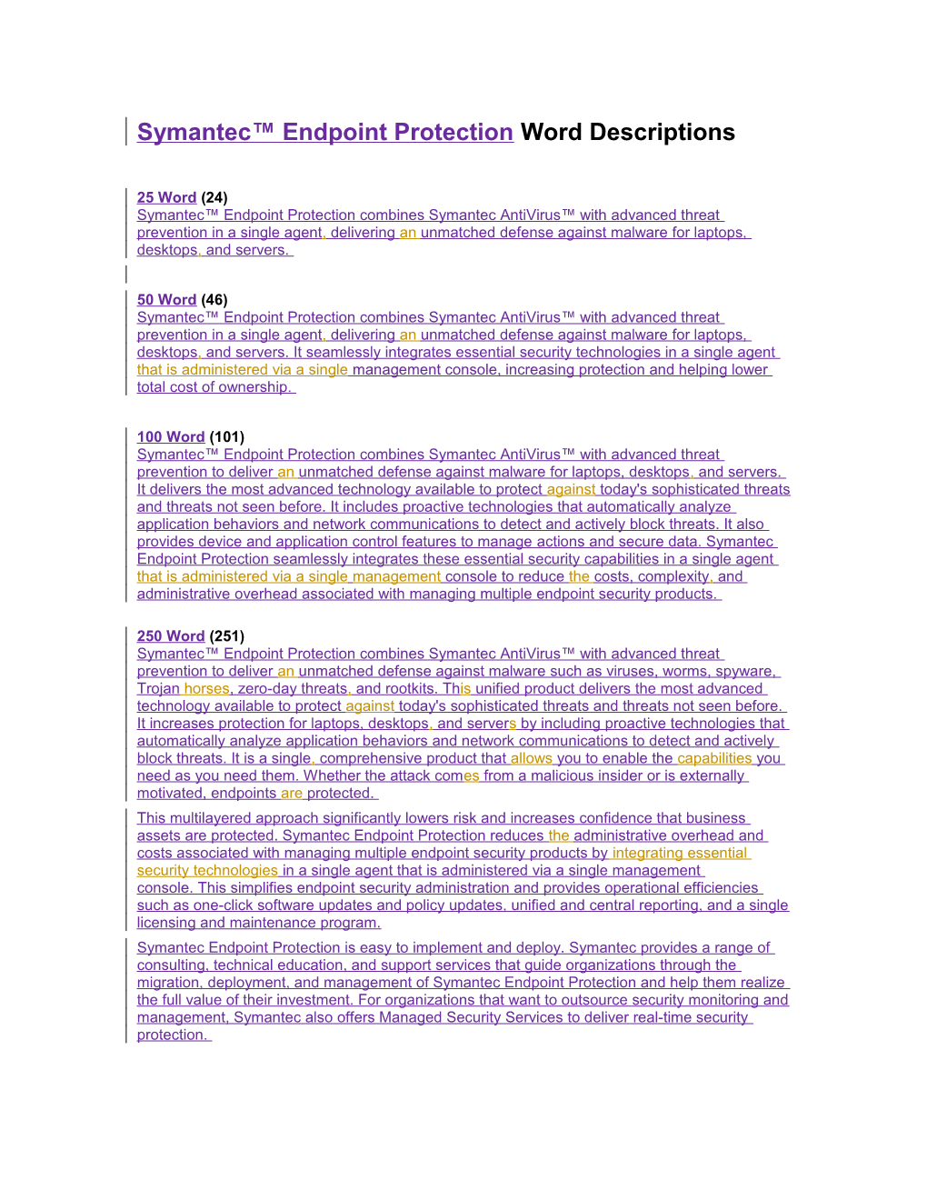 Symantec Endpoint Protection