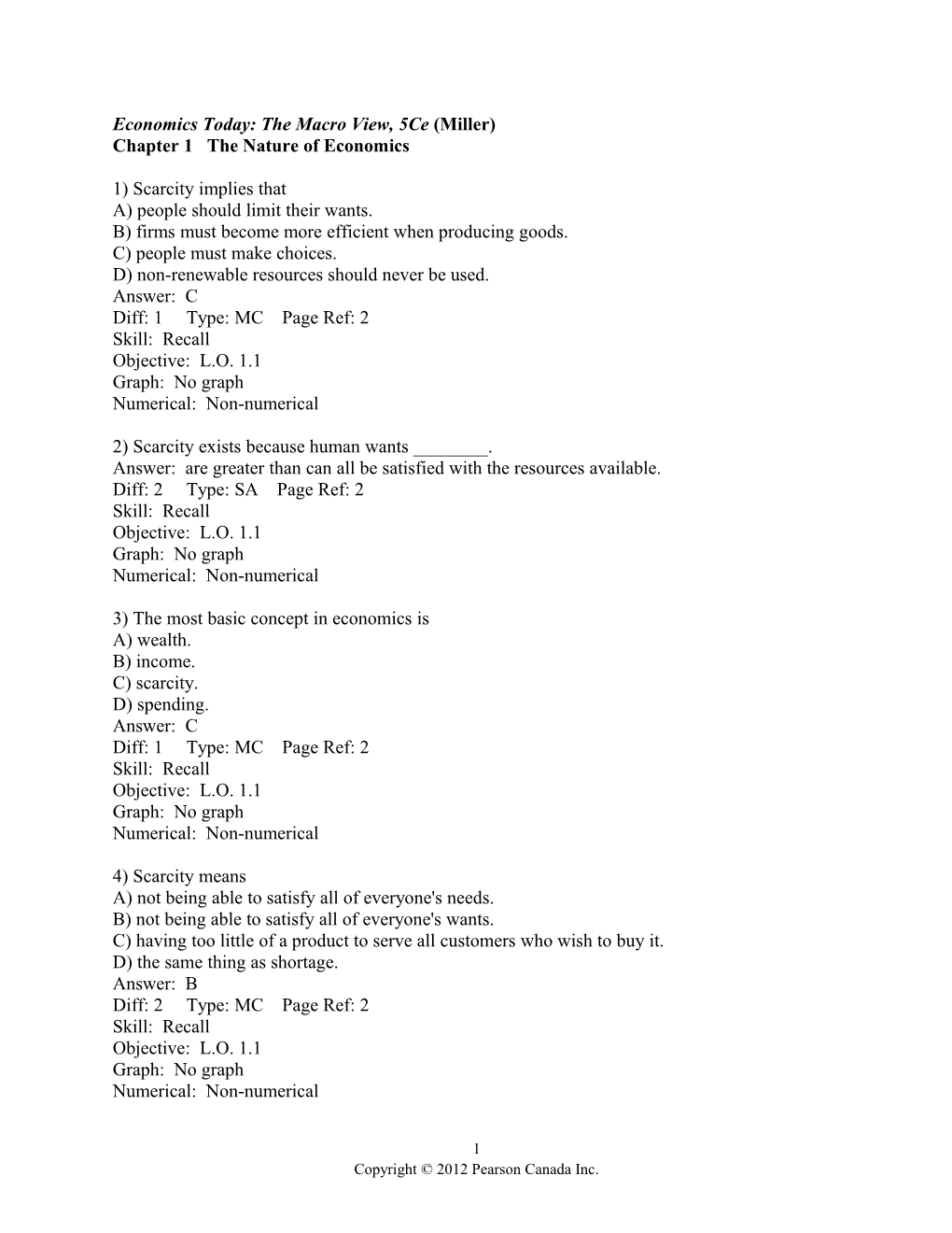 Economics Today: the Macro View, Cdn. 5E (Miller)