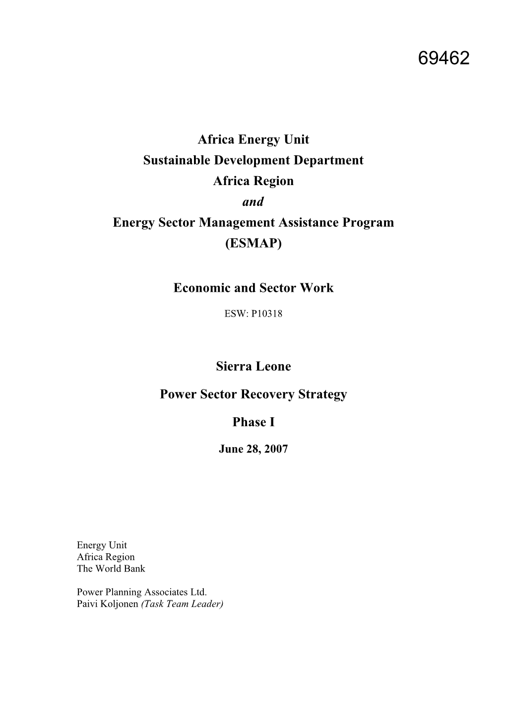 Power Planning Associates Style Guide