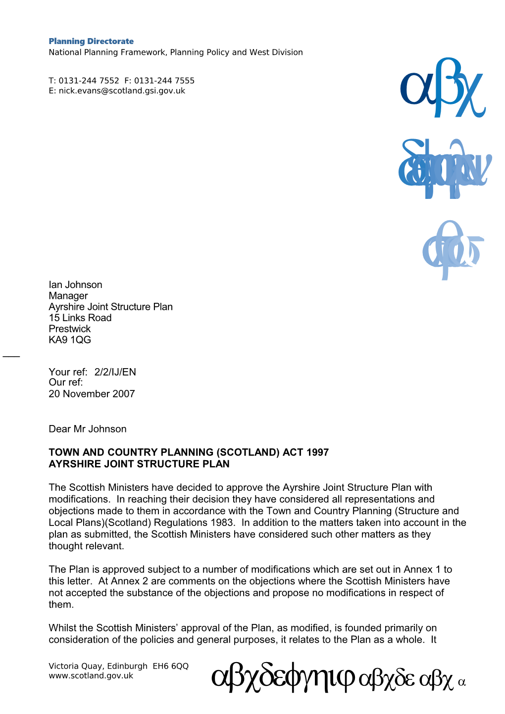 Town and Country Planning (Scotland) Act 1997