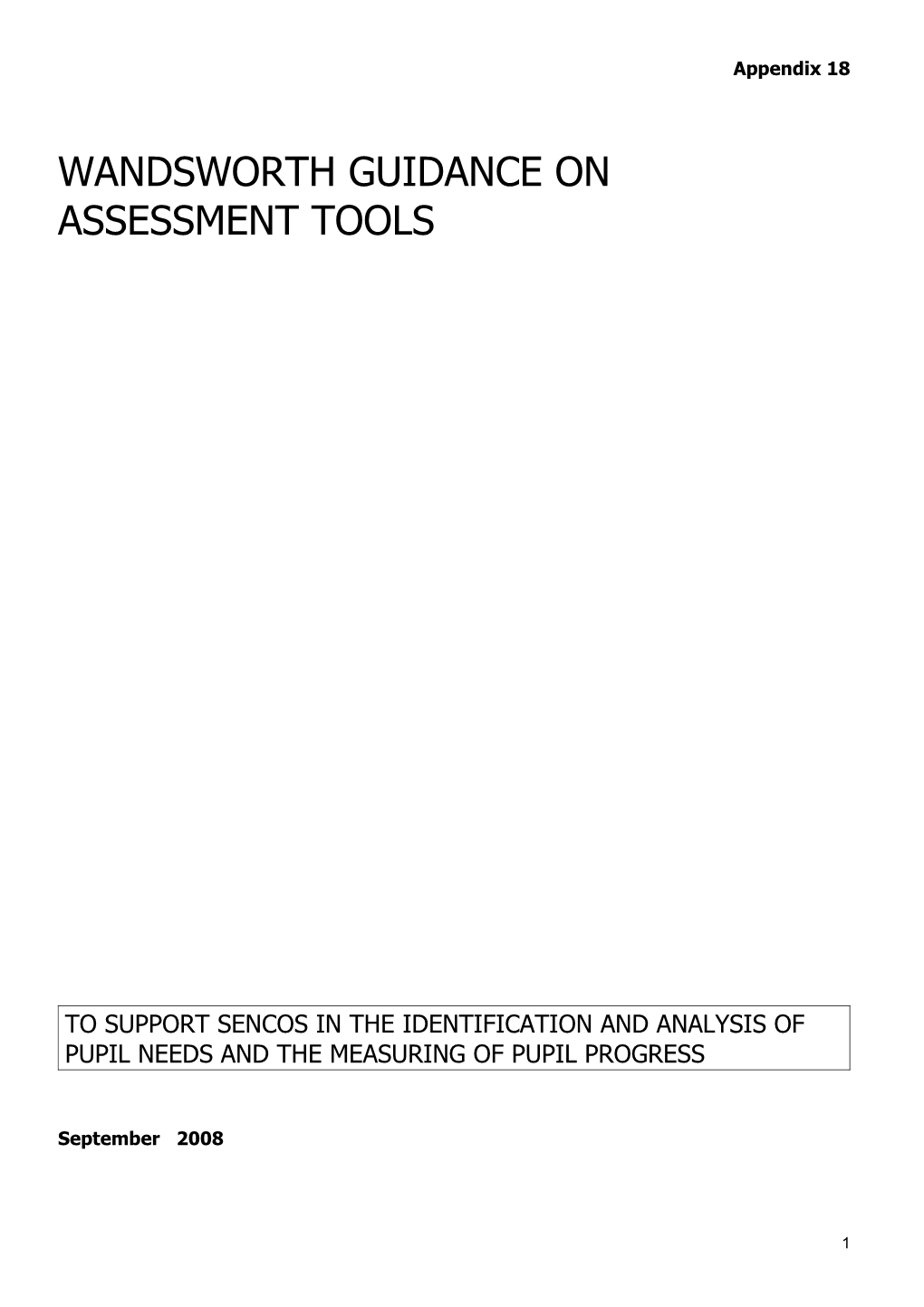 Name of Assessment Tool