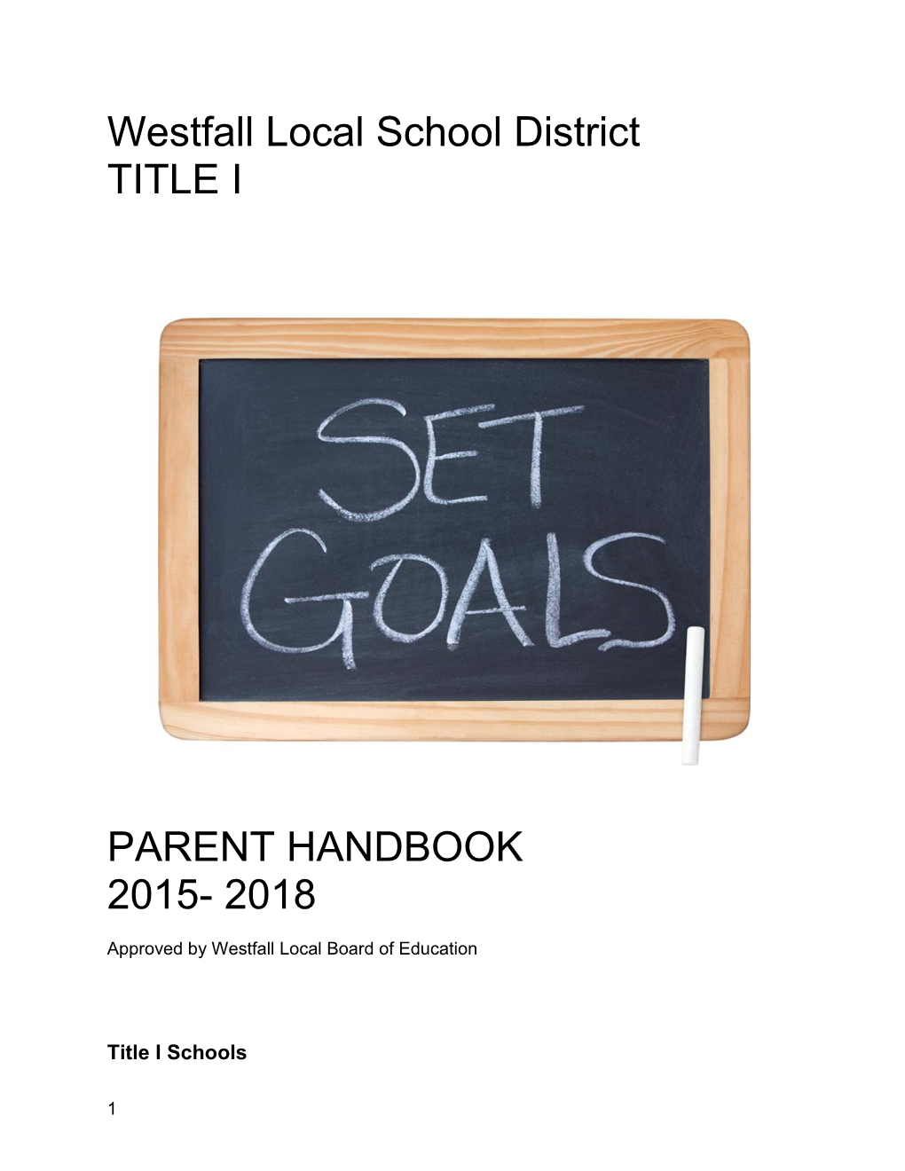 Westfall Elementary Reading Improvement and Monitoring Plan