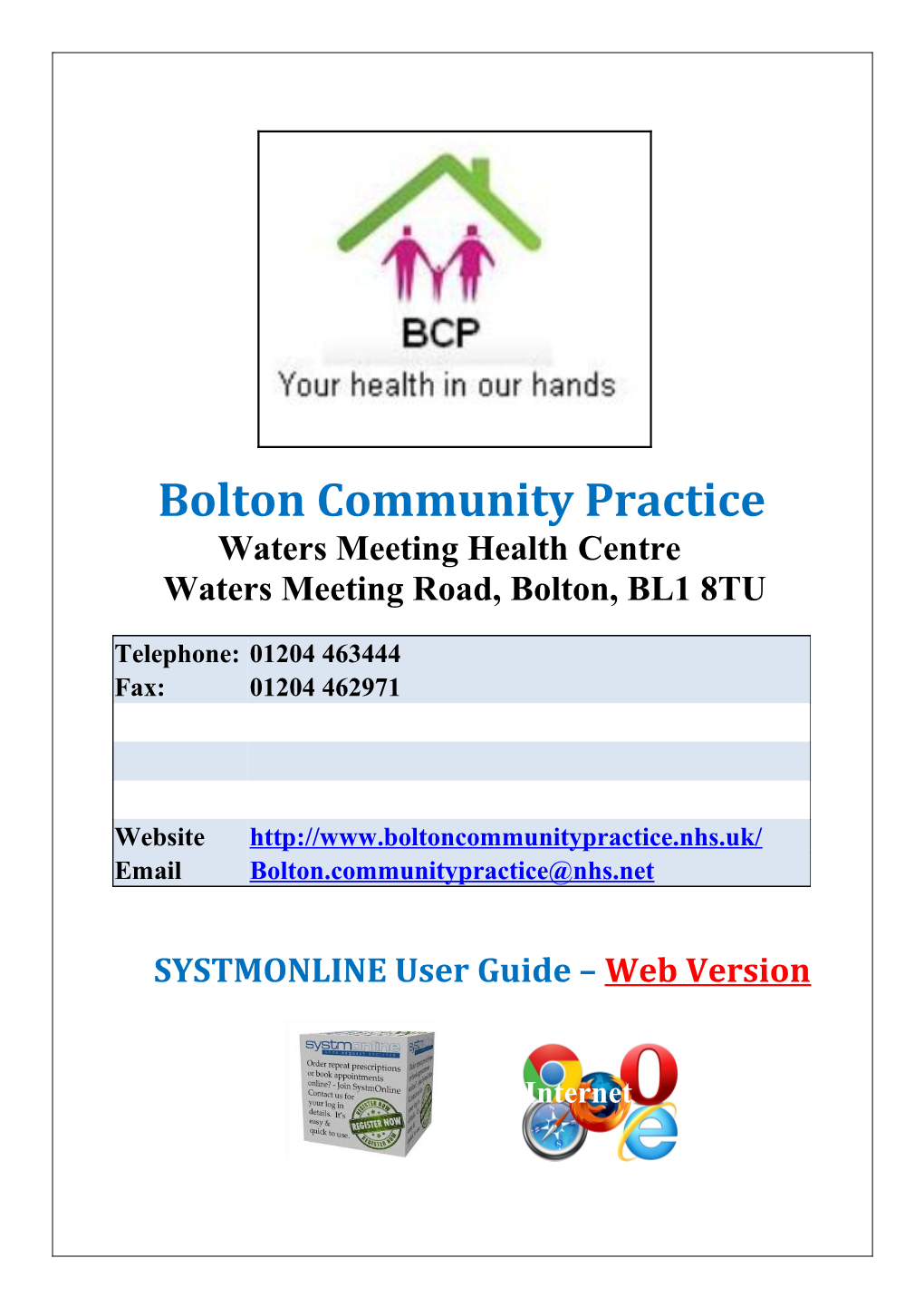 Bolton Community Practice