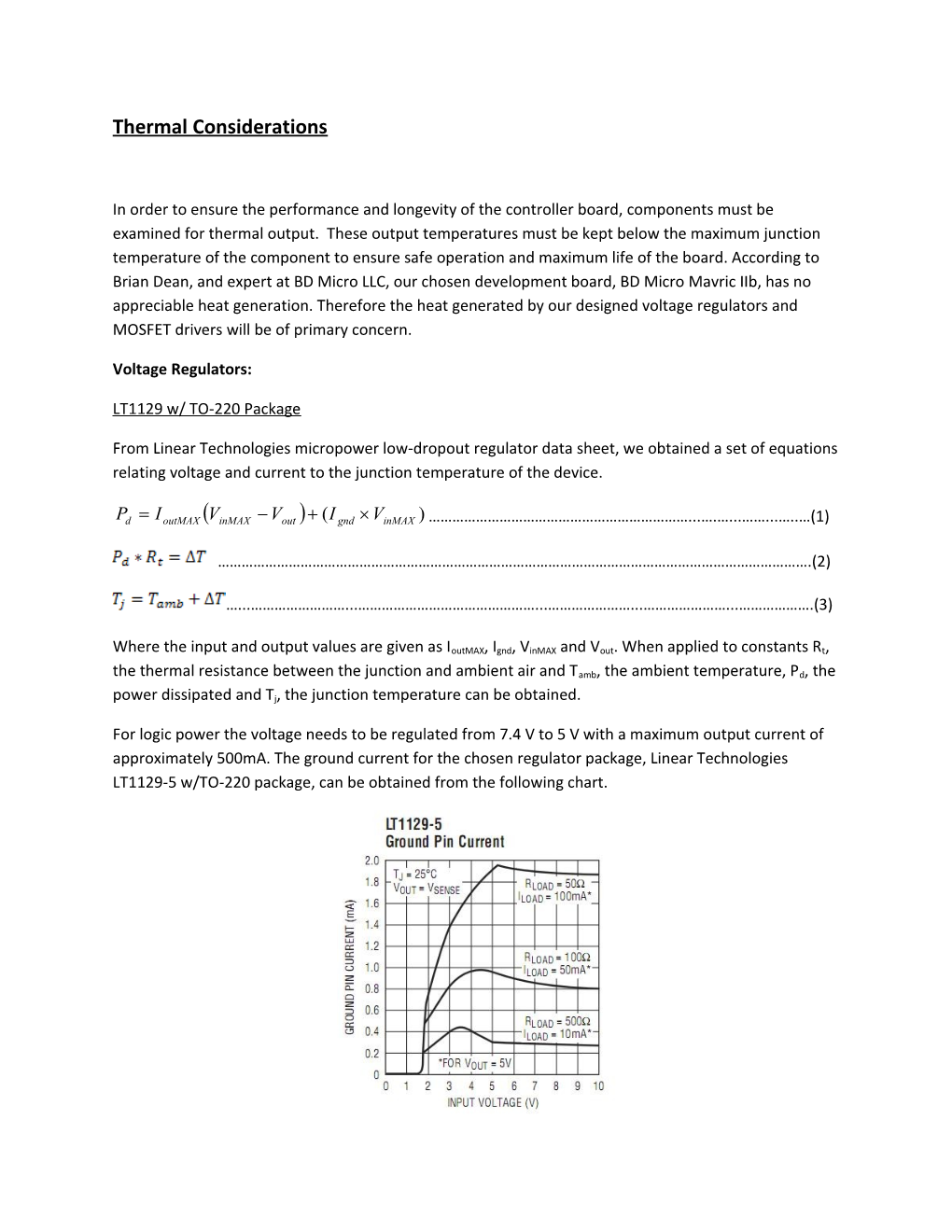 Thermal Considerations