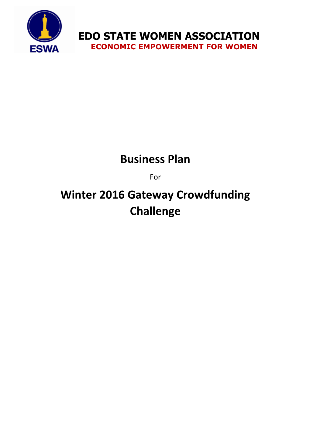 Winter 2016 Gateway Crowdfunding Challenge