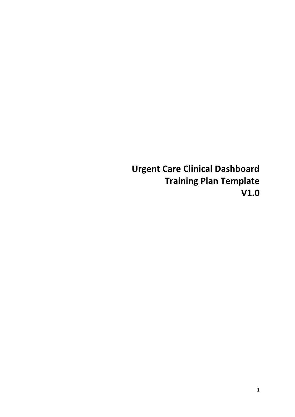 Urgent Care Clinical Dashboard