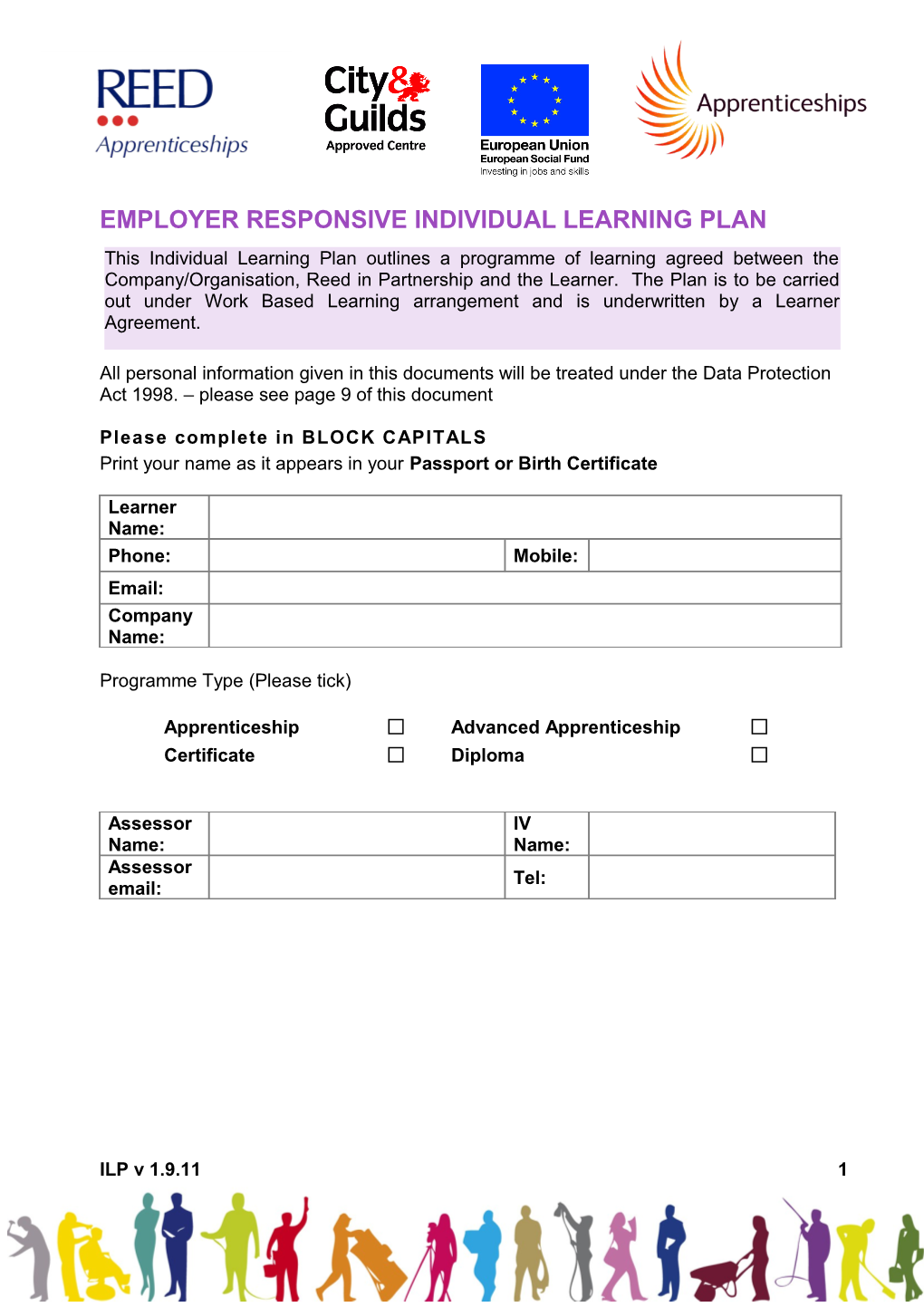 Employer Responsive Individual Learning Plan