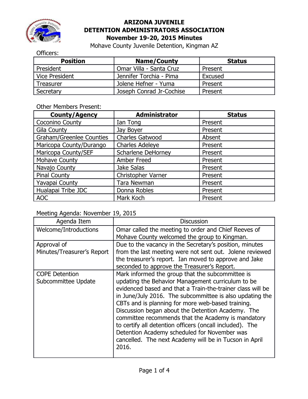 Detentionadministrators Association