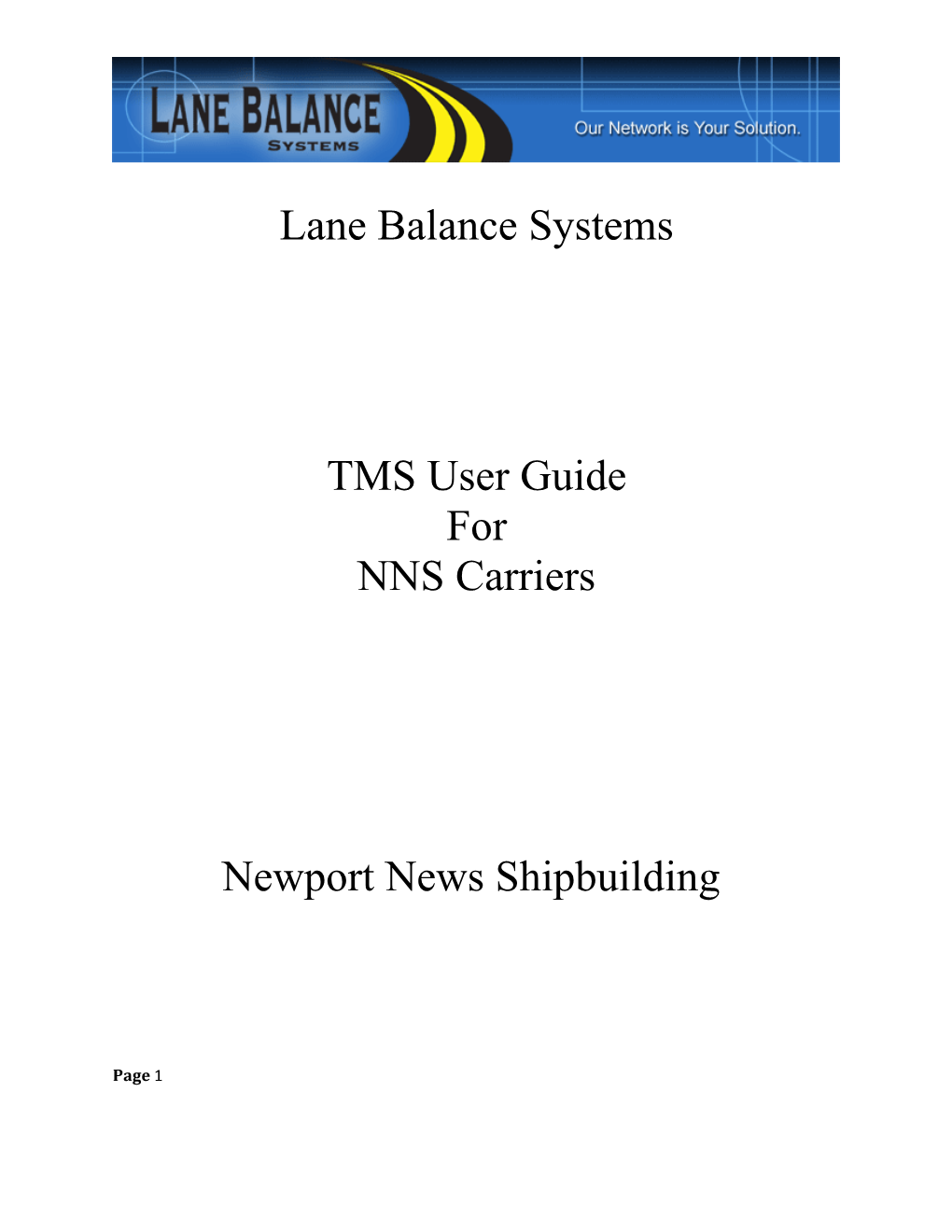 Lane Balance Systems