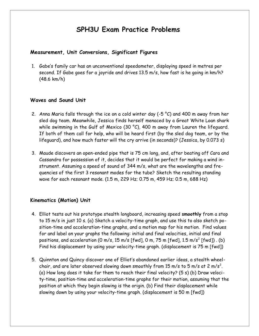 Measurement, Unit Conversions, Significant Figures