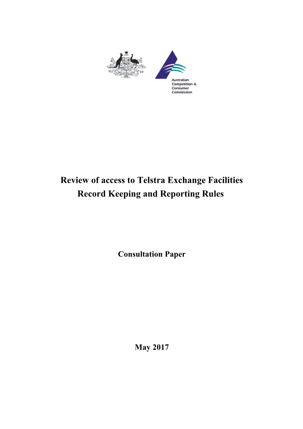 Review of Access to Telstra Exchange Facilities