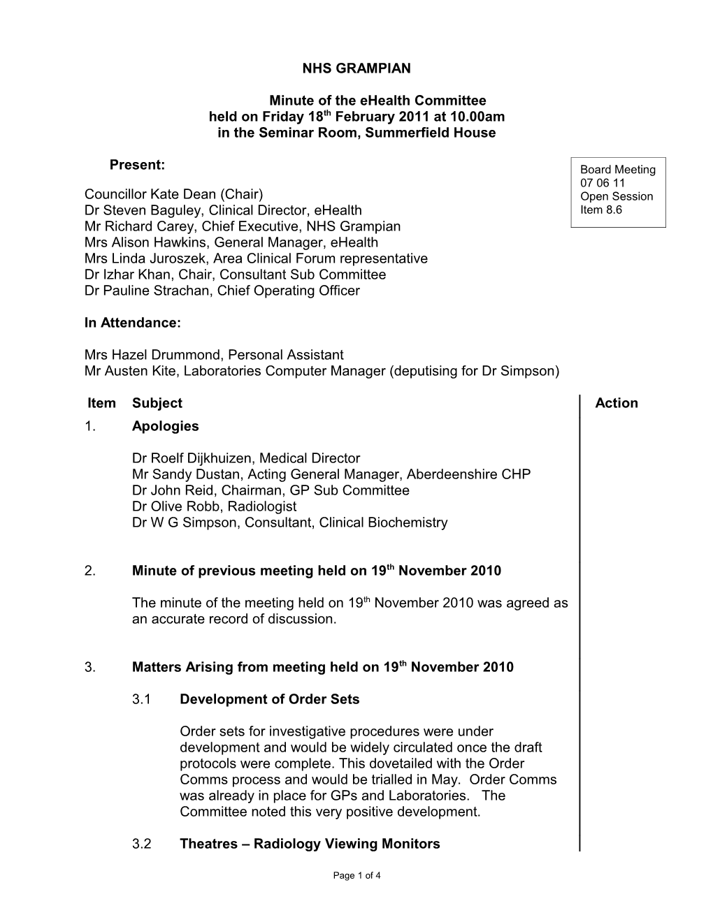 Item 8.6 for 7 June 2011 Ehealth Cttee 18 02 11