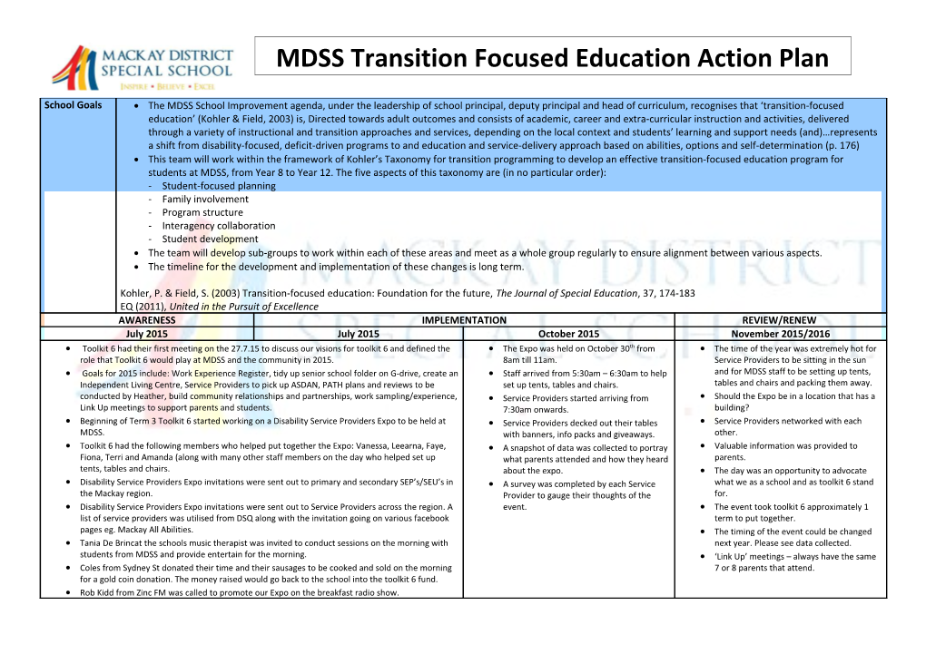 Explicit Instruction Regional Strategy