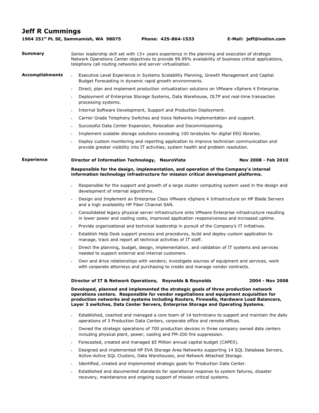 Direct, Plan and Implement Production Virtualization Solutions on Vmware Vsphere 4 Enterprise