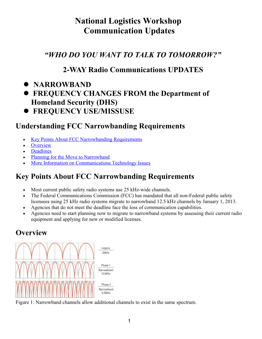 Understanding FCC Narrowbanding Requirements