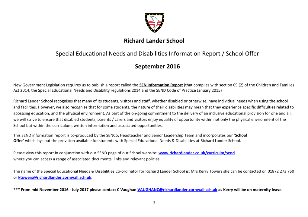 Richard Lander School