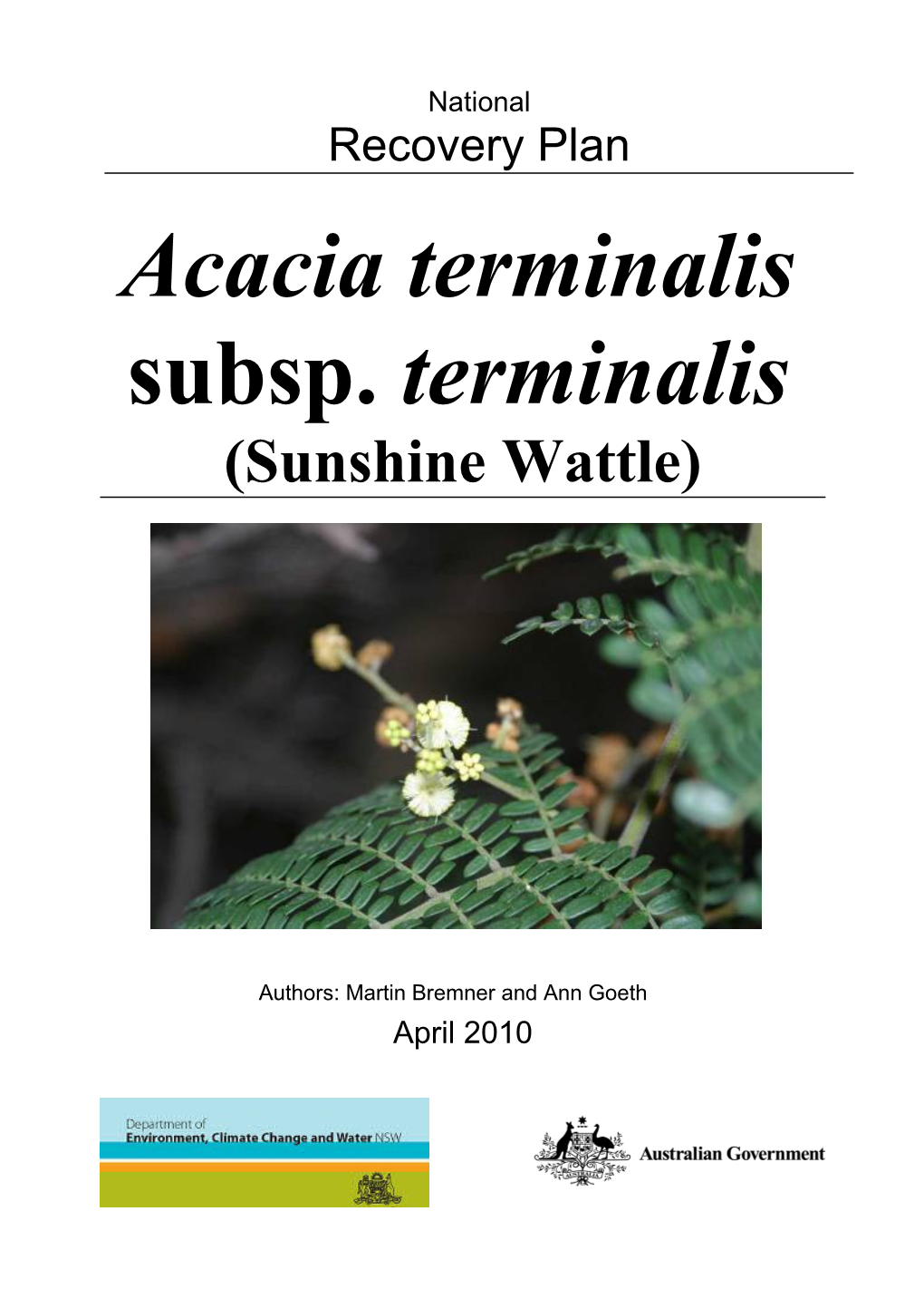 Acacia Terminalis Terminalis Adopted 280710