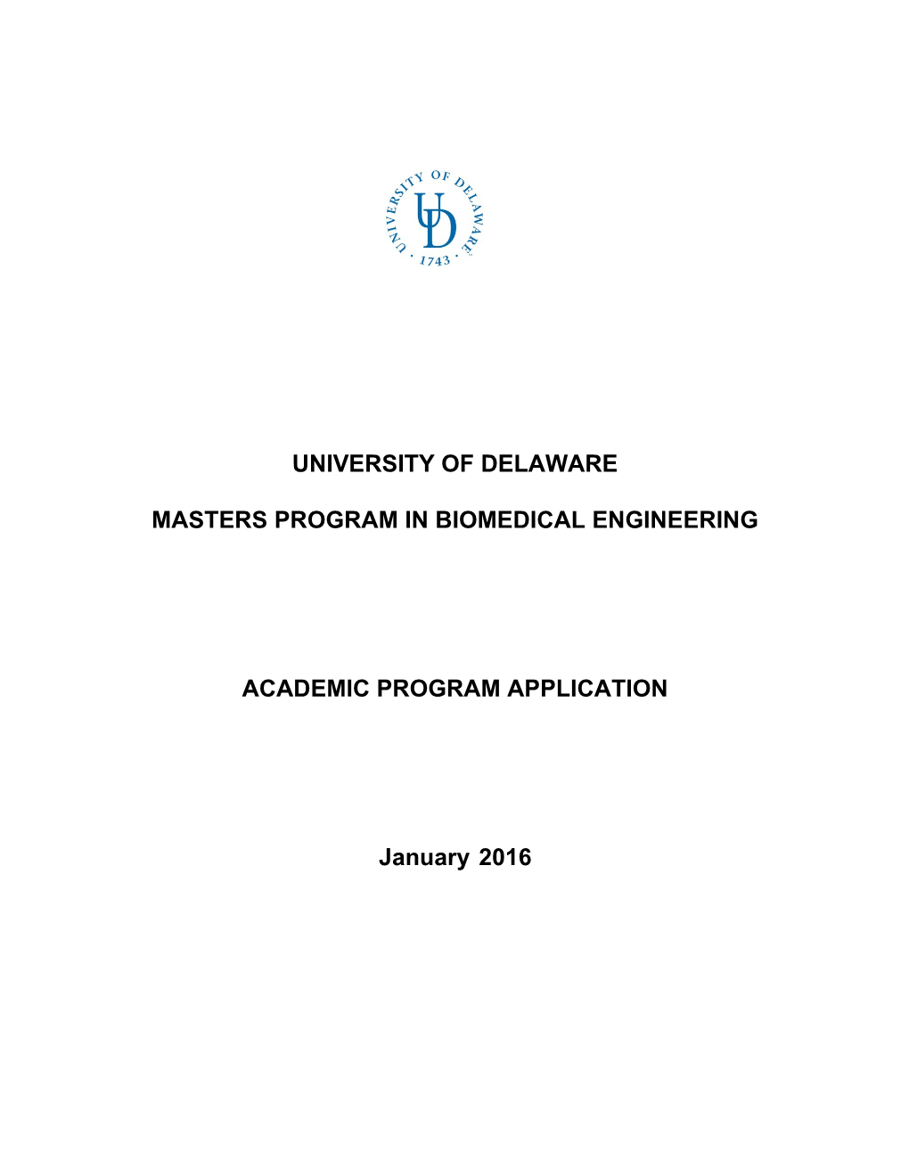 Masters Program in Biomedical Engineering