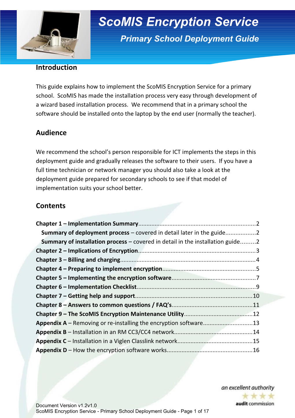 Primary School Deployment Guide