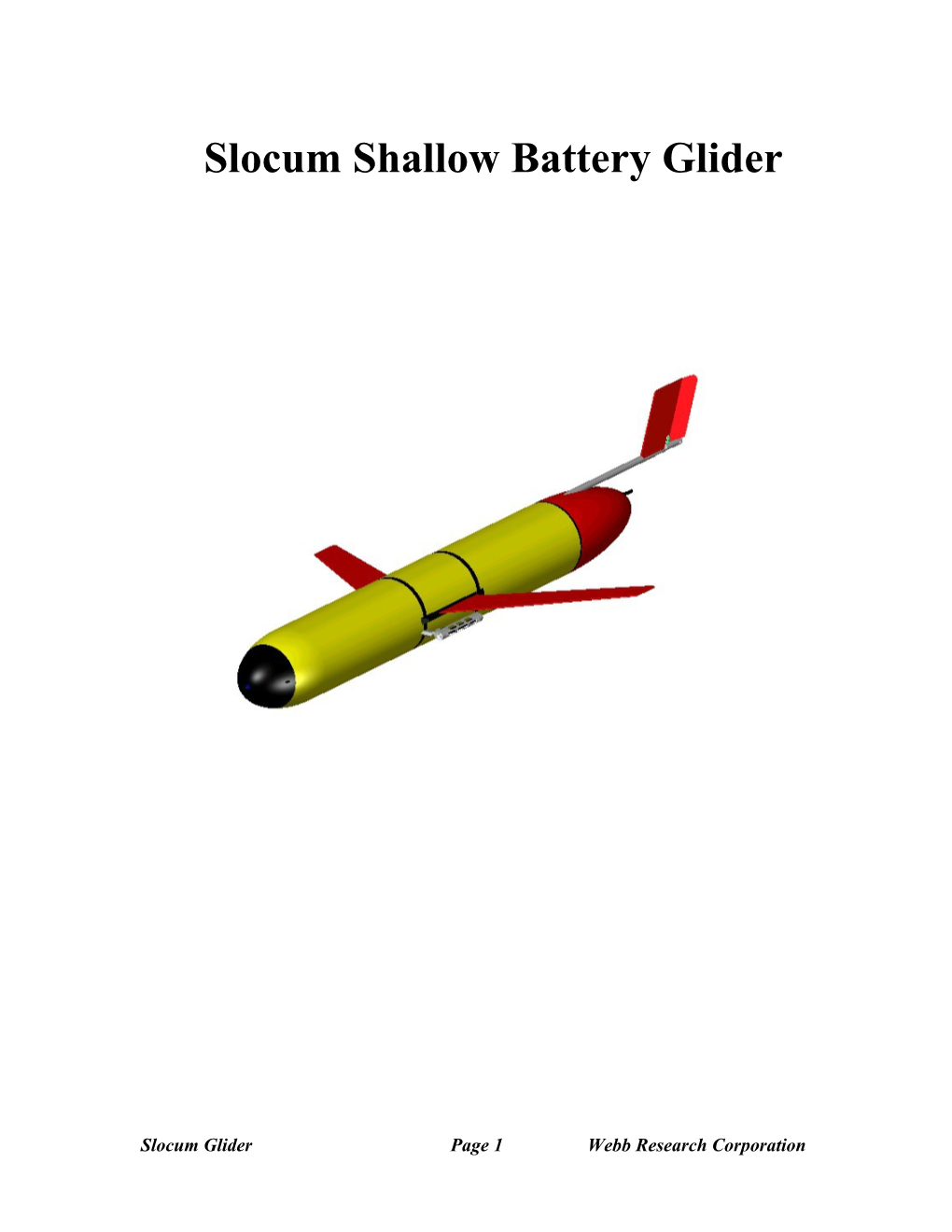 Slocum 200M Electric Glider Manual