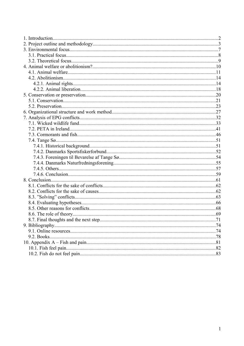 2. Project Outline and Methodology