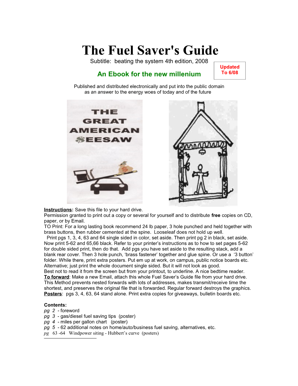 The Fuel Savers Guide