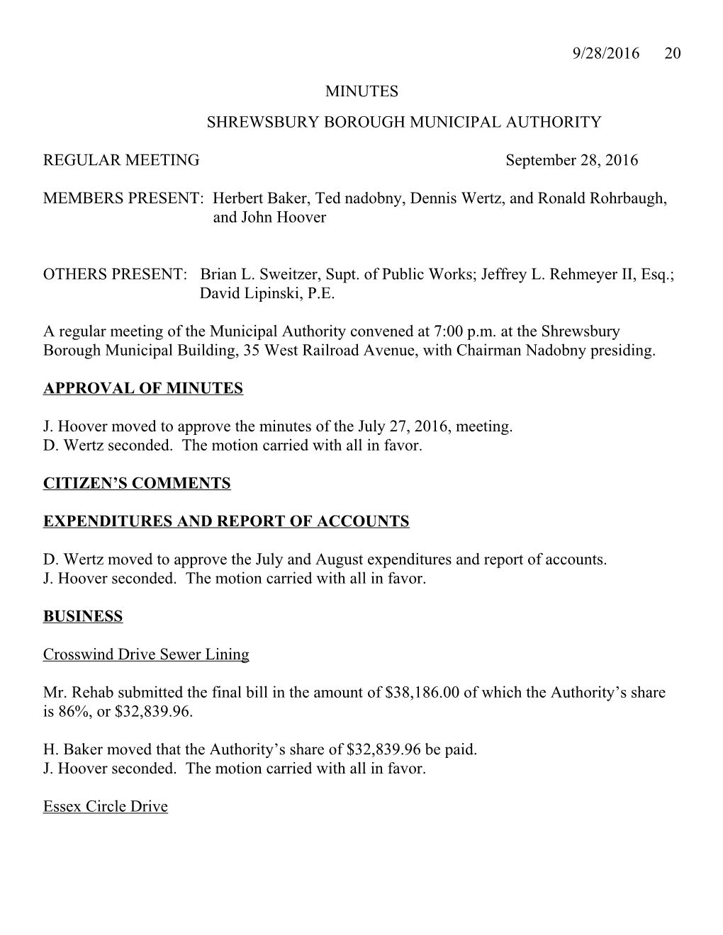 December Authority Meeting Minutes (01075759:1)